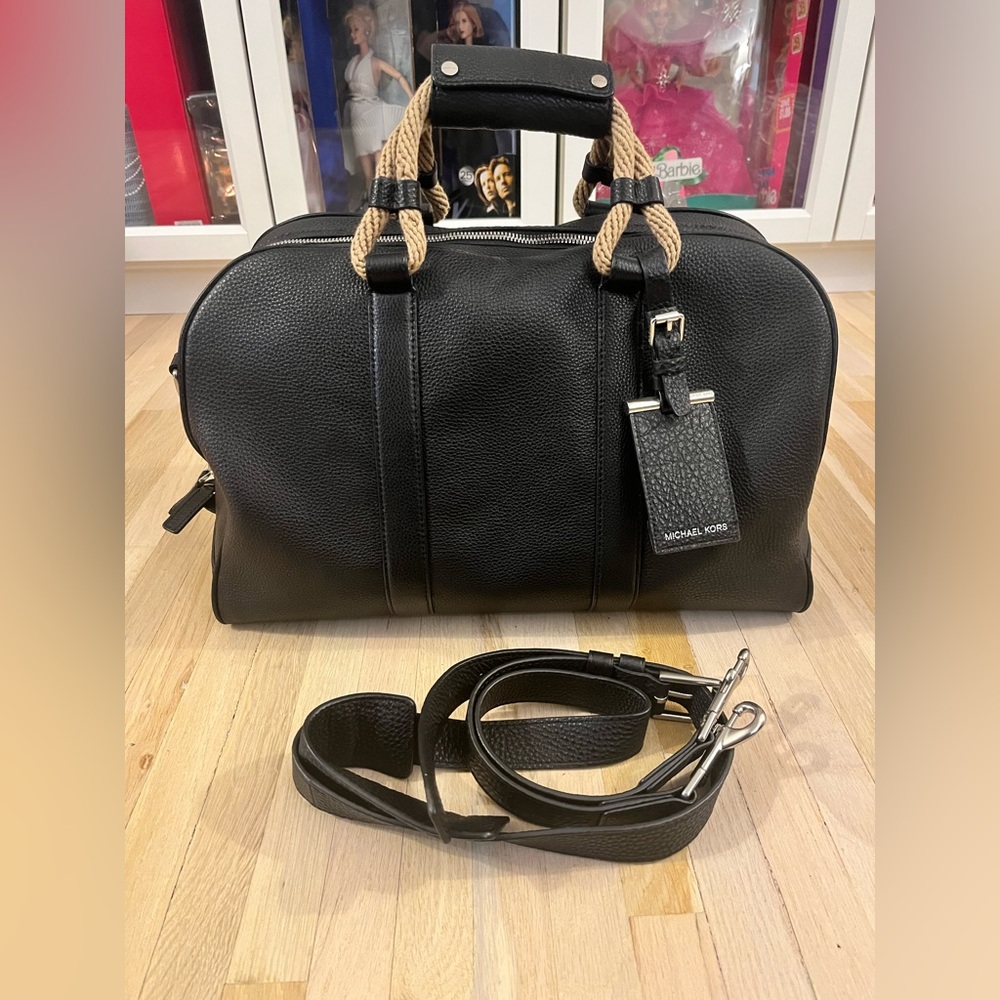 MICHAEL KORS Grained Calf Weekend Bag